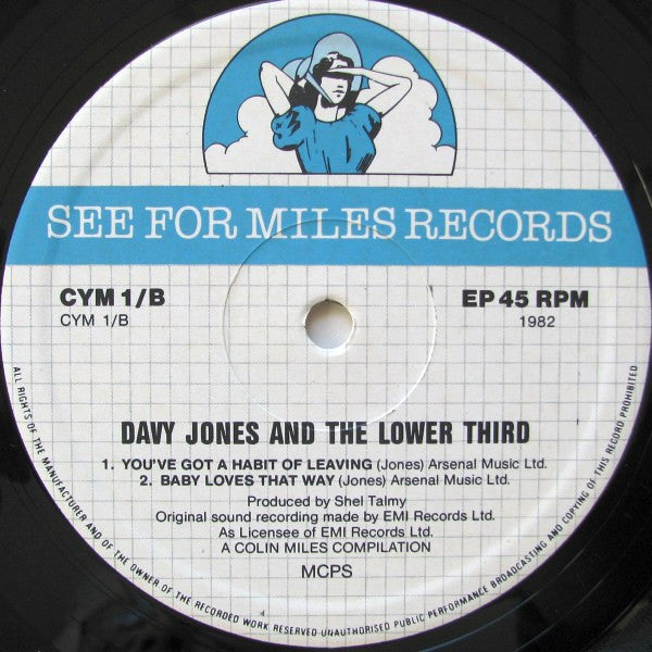 The Manish Boys - The Manish Boys / Davy Jones & The Lower 3rd(10",...