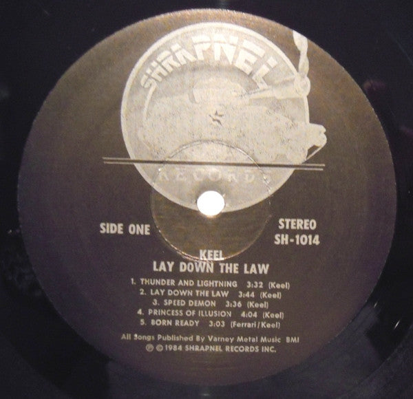 Keel - Lay Down The Law (LP, Album)