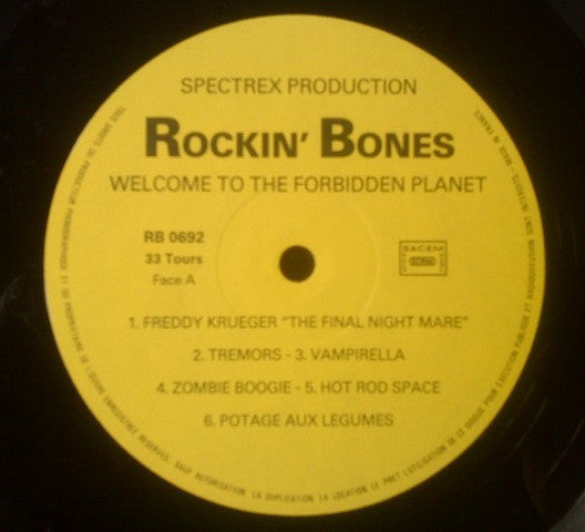 Rockin Bones - Welcome To The Forbidden Planet (LP)