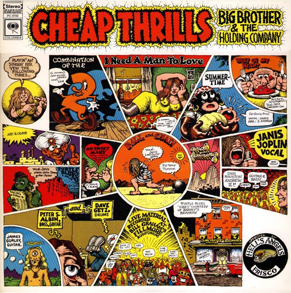 Big Brother & The Holding Company - Cheap Thrills (LP, Album, RE, Car)
