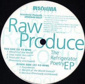 Raw Produce - The Refrigerator Poetry EP (12"", EP)
