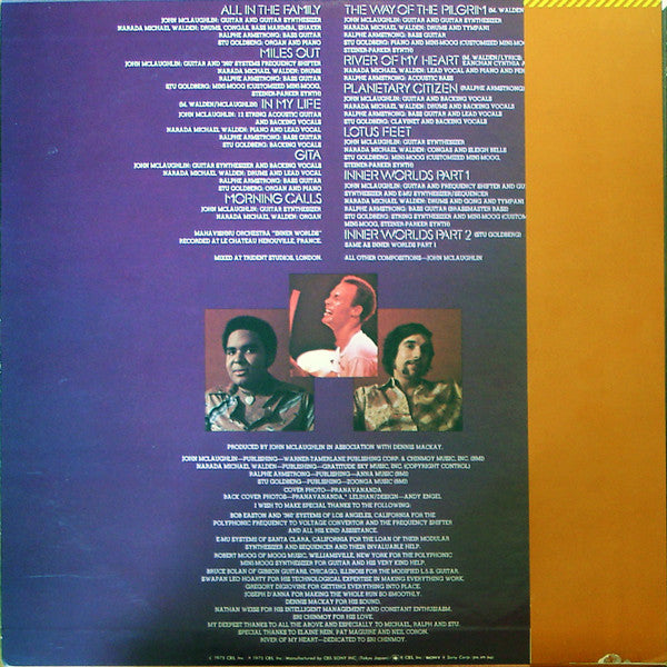 Mahavishnu Orchestra & John McLaughlin - Inner Worlds (LP, Album)