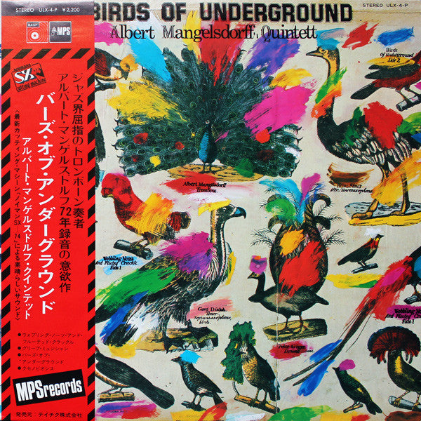 Albert Mangelsdorff Quintet - Birds Of Underground(LP, Album, Promo)