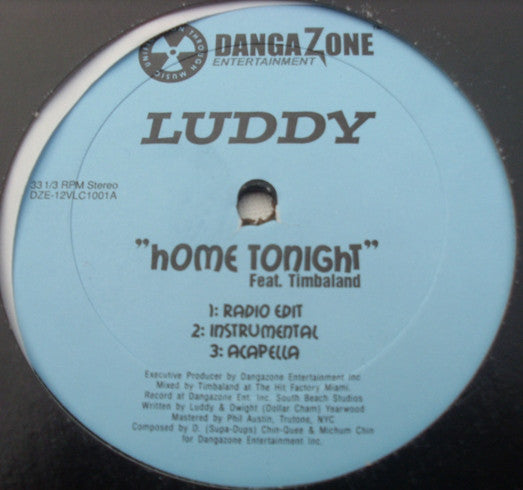 Luddy - Home Tonight (12"", Single)