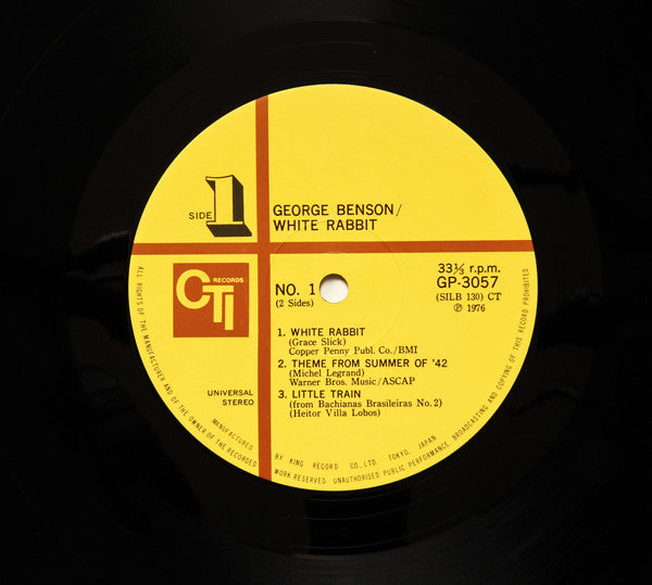 George Benson - White Rabbit (LP, Album)