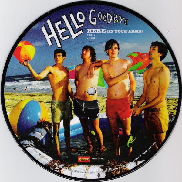 Hellogoodbye - Here (In Your Arms) (7"", Single, Pic)