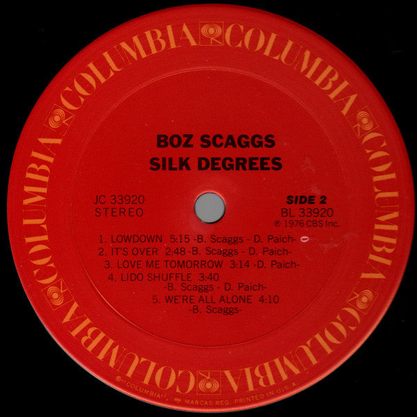 Boz Scaggs - Silk Degrees (LP, Album, RP, Ter)