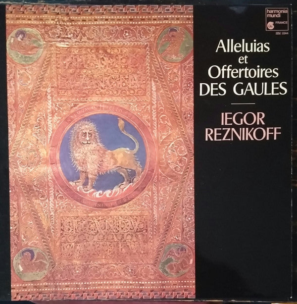 Iegor Reznikoff - Alleluias Et Offertoires Des Gaules (LP)