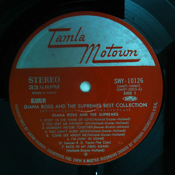 Diana Ross & The Supremes* - Best Collection (LP, Comp, RE, Gat)