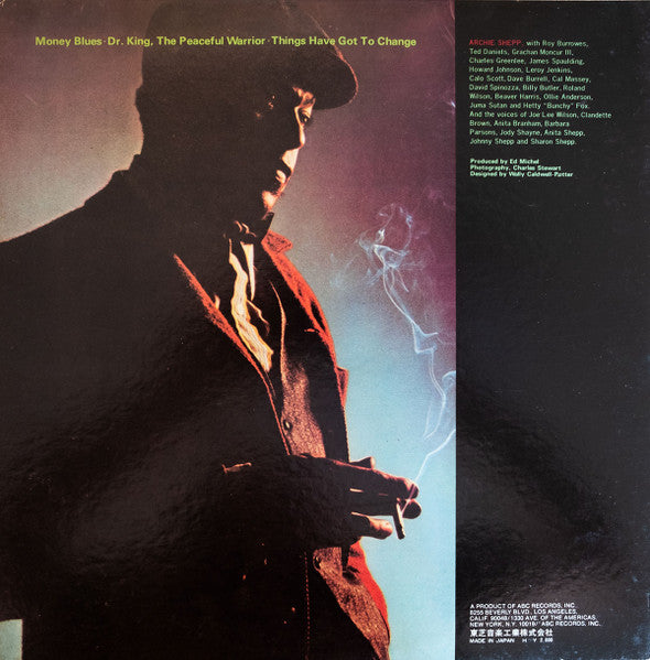 Archie Shepp - Things Have Got To Change (LP, Album, Promo, RE, Gat)