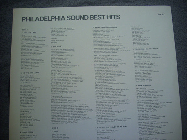 Various - Philadelphia Sound Best Hits (LP, Comp, Club)