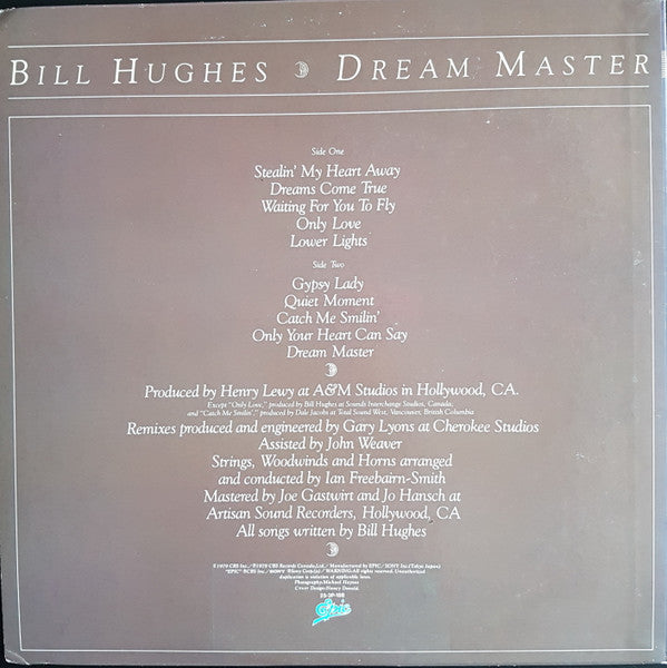 Bill Hughes* - Dream Master (LP, Album)