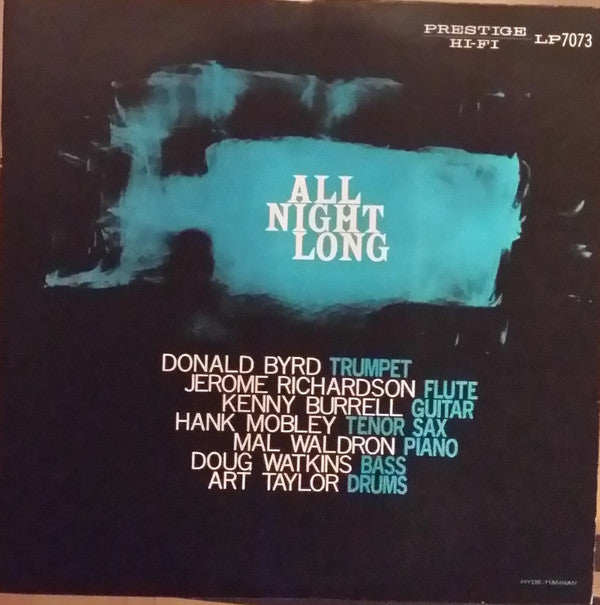 The Prestige All Stars - All Night Long (LP, Album, Mono, RE)