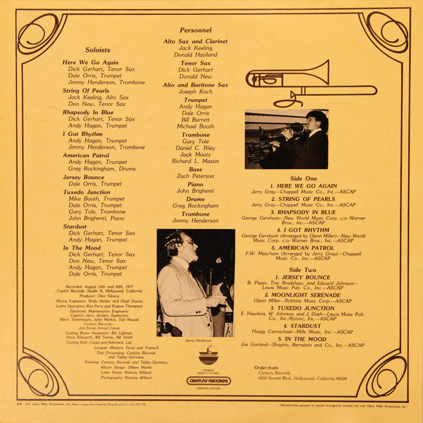 The Glenn Miller Orchestra - The Direct Disc Sound Of The Glenn Mil...