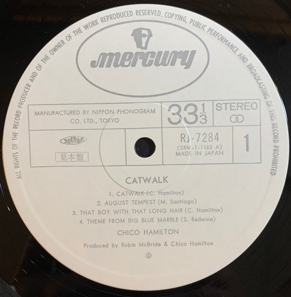 Chico Hamilton - Catwalk (LP, Album)