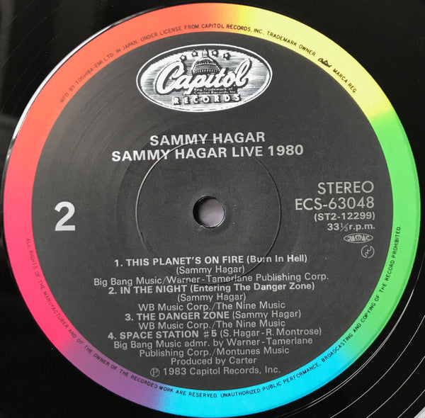 Sammy Hagar - Live - 1980 (LP, Album)