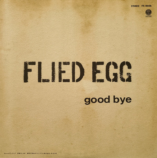 Flied Egg - Good Bye (LP, Album, Promo)