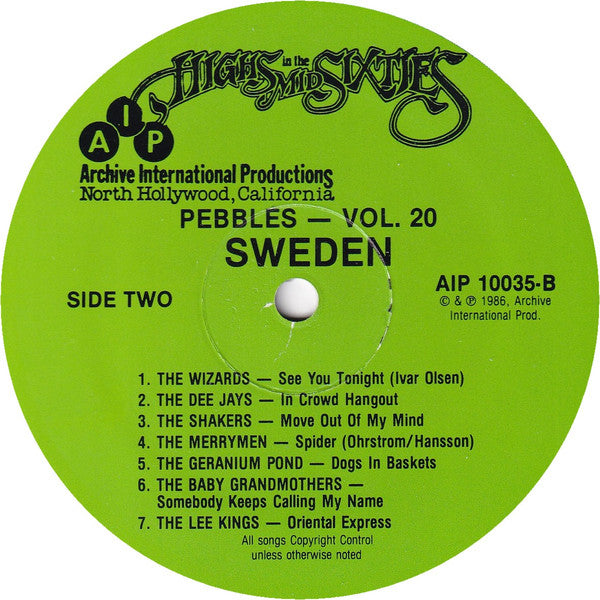 Various - Pebbles Vol. 20 The Continent Lashes Back! European Garag...