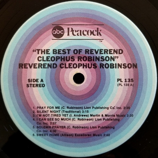 Reverend Cleophus Robinson - The Best Of Reverend Cleophus Robinson...