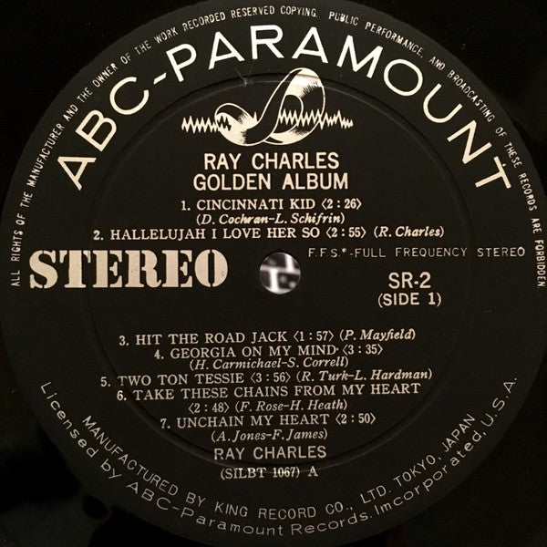 Ray Charles - Golden Album (LP, Album, Comp)