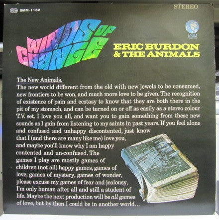 Eric Burdon & The Animals - Winds Of Change (LP, Album)