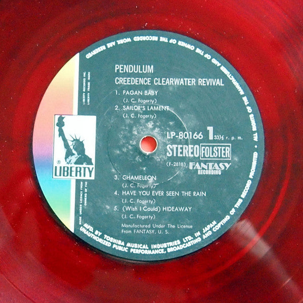 Creedence Clearwater Revival - Pendulum = ペンデュラム(LP, Album, Red)