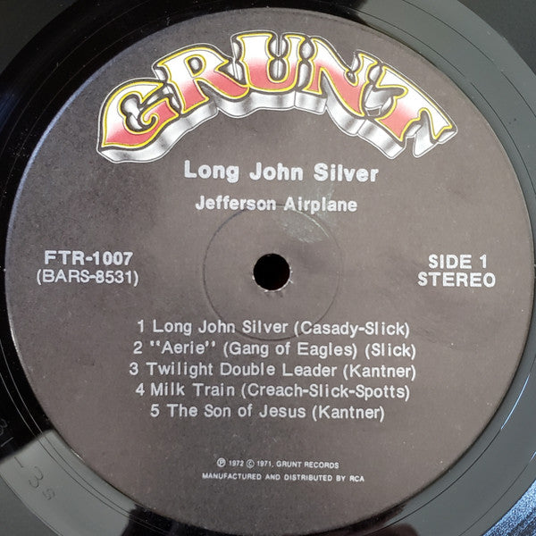 Jefferson Airplane - Long John Silver (LP, Album, Gim)