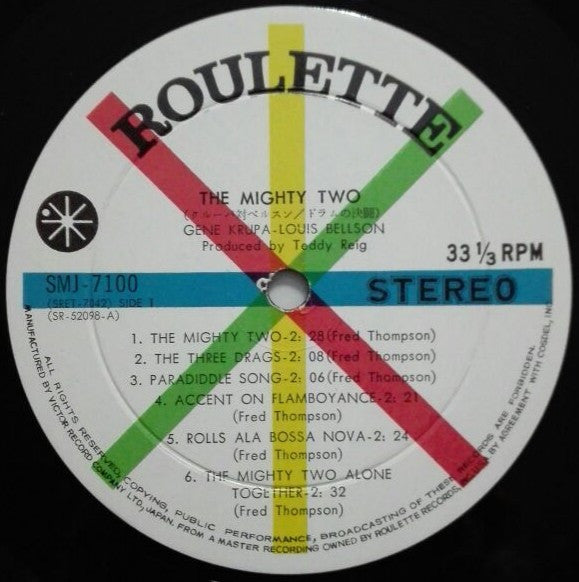 Louis Bellson & Gene Krupa - The Mighty Two (LP, Album)