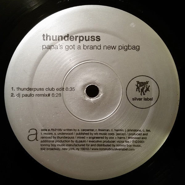 Thunderpuss - Papa's Got A Brand New Pigbag (12"")
