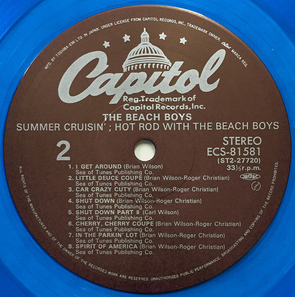 The Beach Boys - Summer Cruisin': Hot Rod With The Beach Boys(LP, C...