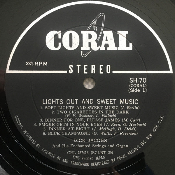 Dick Jacobs - Lights Out And Sweet Music(LP, Album)
