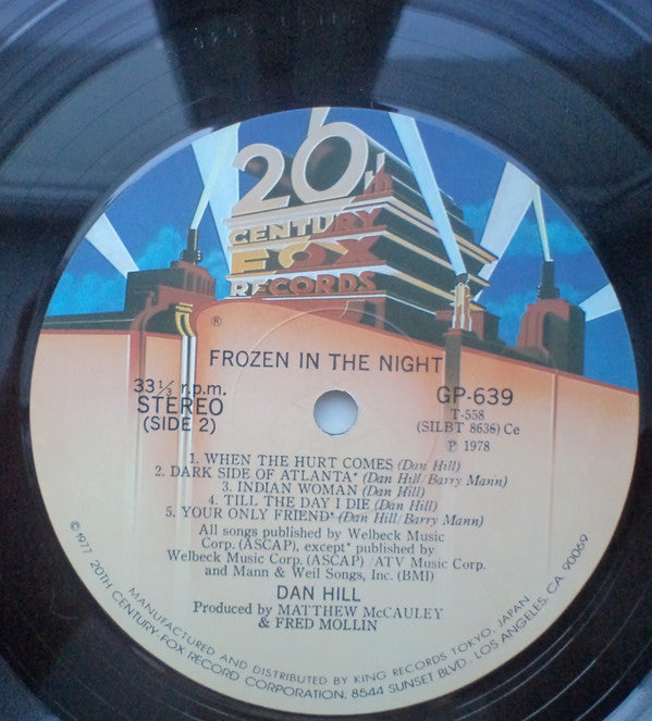 Dan Hill - Frozen In The Night (LP, Album)