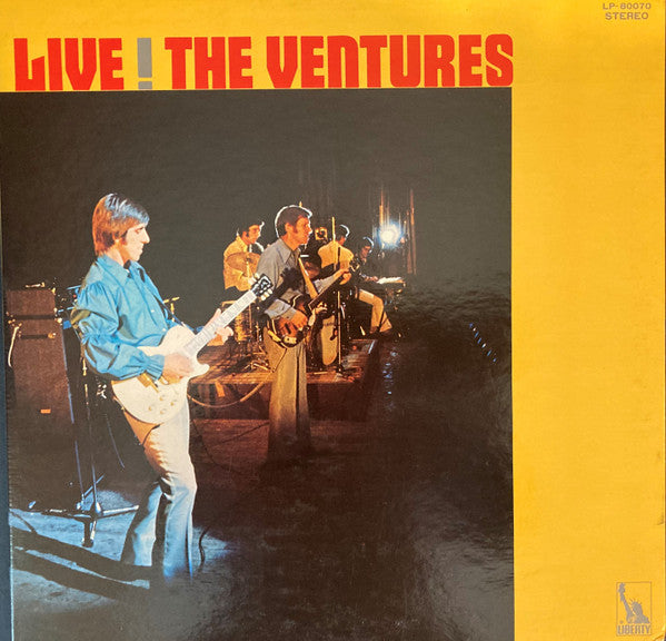 The Ventures - Live! (LP, Album, Bla)