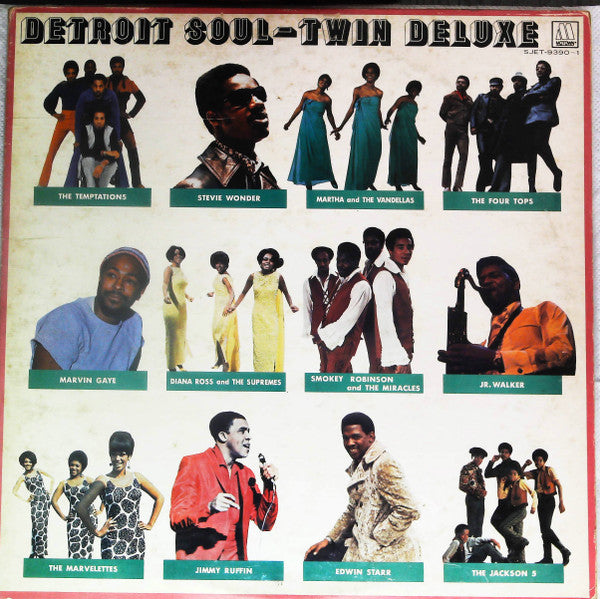 Various - Detroit Soul - Twin Deluxe (2xLP, Comp, Promo, Gat)