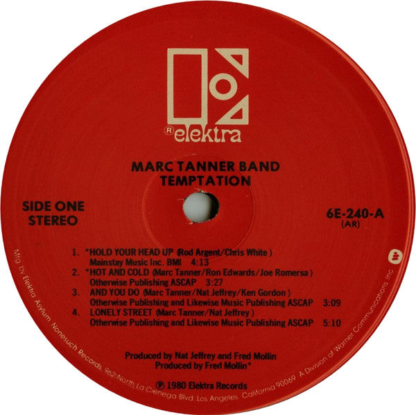 Marc Tanner Band* - Temptation (LP, Album)
