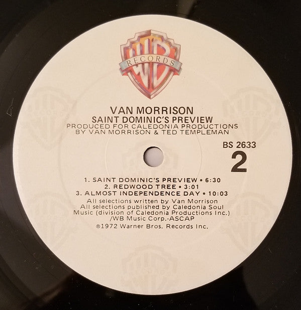 Van Morrison - Saint Dominic's Preview (LP, Album, RE)