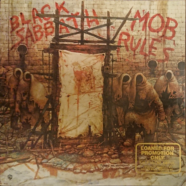 Black Sabbath - Mob Rules (LP, Album, RP, Mon)