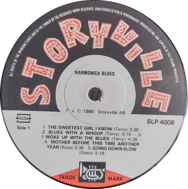 Sonny Terry - The Harmonica Blues(LP, Comp, RE)