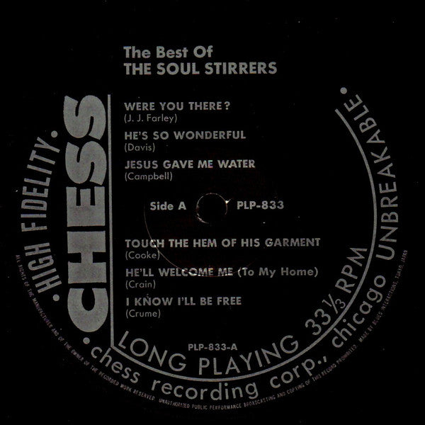 The Soul Stirrers - The Best Of (LP, Album)