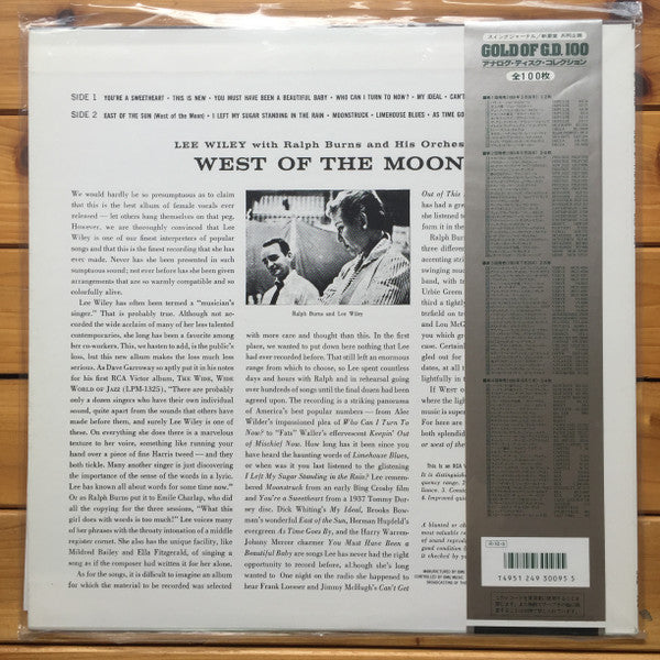 Lee Wiley - West Of The Moon (LP, Mono, Ltd, RE)