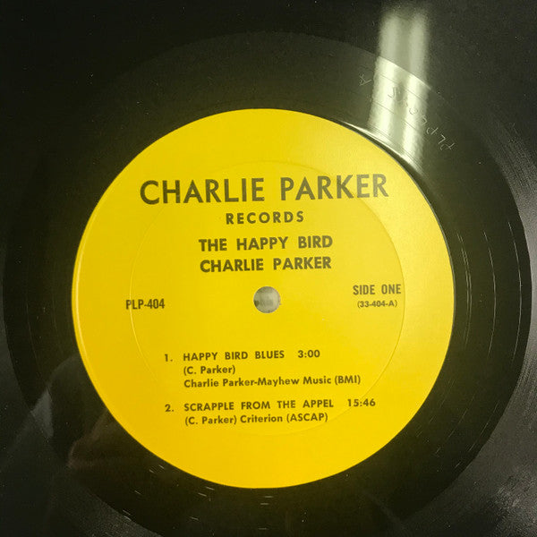Charlie Parker - The Happy ""Bird"" (LP, Album, RE, 180)