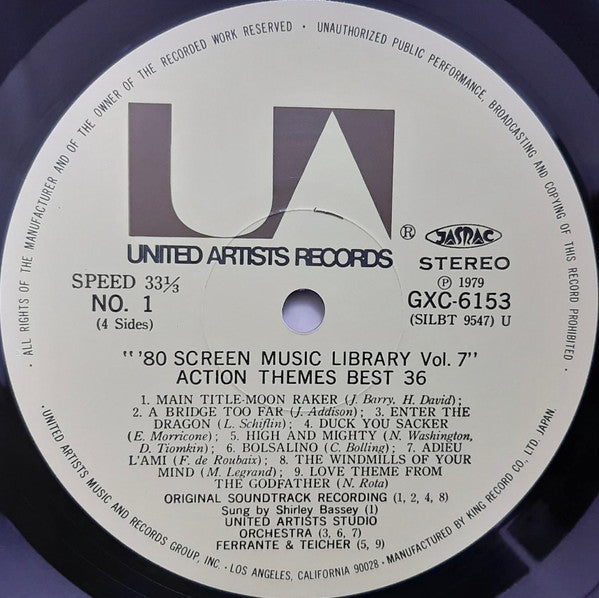 The United Artists Studio Orchestra - Action Themes Best 36 ['80 Sc...