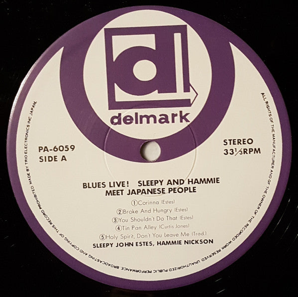 Sleepy John Estes - Blues Live! Sleepy & Hammie Meet Japanese Peopl...