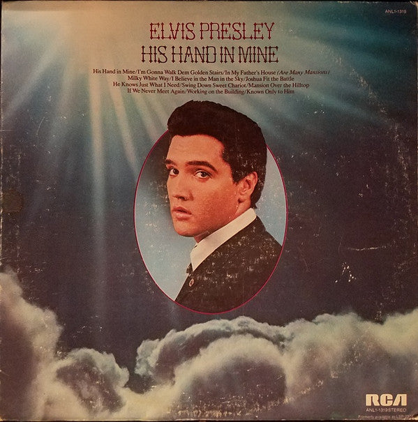 Elvis Presley - His Hand In Mine (LP, Album, RE, Ind)