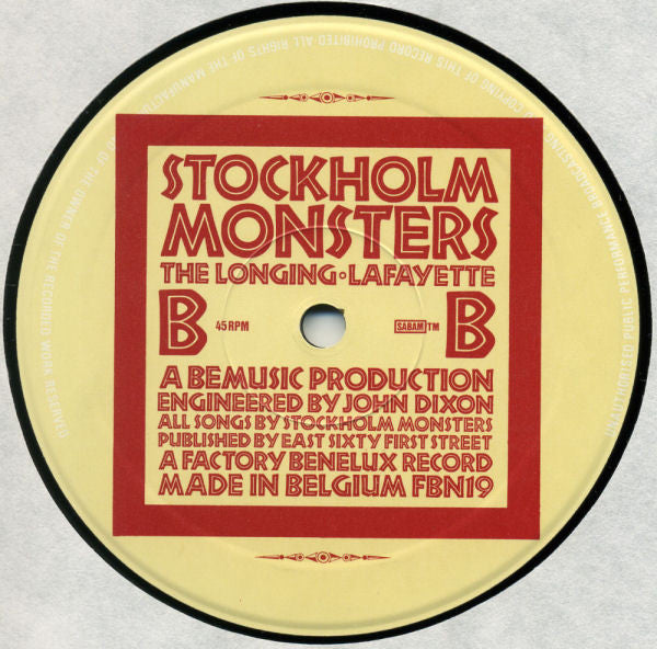 Stockholm Monsters - Miss Moonlight (12"", Single)