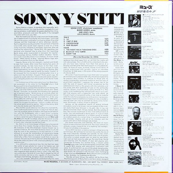 Sonny Stitt - 12! (LP, Album, RE)
