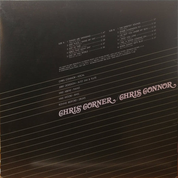 Chris Connor - Chris' Corner (LP, Album)