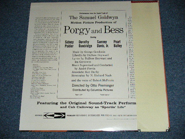 Various - Porgy And Bess (An Original Sound Track Recording) (LP, RE)