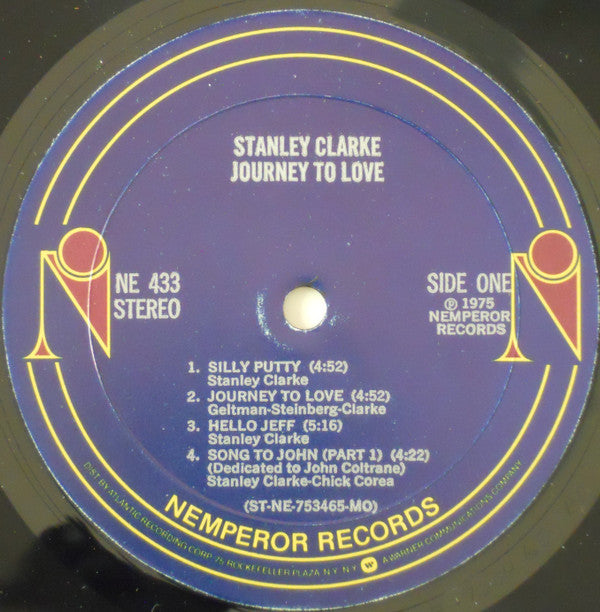 Stanley Clarke - Journey To Love (LP, Album, MO )
