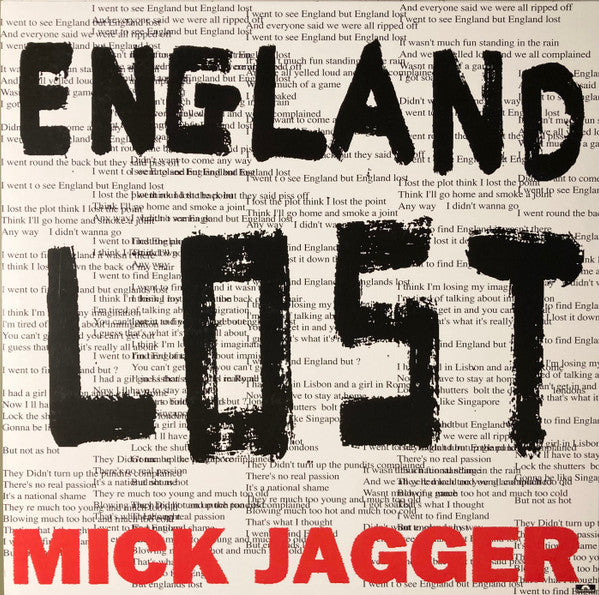 Mick Jagger - Gotta Get A Grip / England Lost (12"", Single, Ltd)